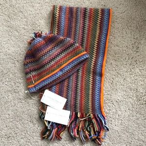 Wool Scarf and Hat Set